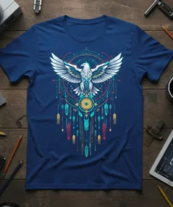 Geometric Eagle Design stylish graphic design printed on comfortable cotton t-shirt
