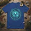 Geometric Stag Cosmic Circle eye-catching graphic design printed on comfortable cotton t-shirt