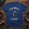 GERMAN SHEPHERD LOYALTY STRENGTH INTELLIGENCE unique graphic design printed on comfortable cotton t-shirt