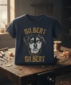 GILBERT GILBERT unique graphic design printed on comfortable cotton t-shirt