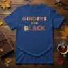 Gingers Are Black t-shirt with multi-colored text representing different skin tones, promoting diversity and inclusion