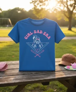 GIRL. DAD. ERA. eye-catching graphic design printed on comfortable cotton t-shirt