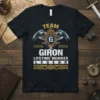 Giron Lifetime Member Legend T-Shirt with team G emblem and dragon wings graphic