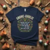 GNOME-AHOLIC SOMEONE WHO CAN'T text design featuring creative typography on quality t-shirt