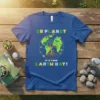 GO PLANET IT'S YOUR EARTH DAY! unique graphic design printed on comfortable cotton t-shirt