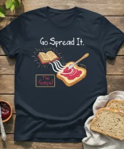 Go Spread It The Gospel detailed graphic design printed on comfortable cotton t-shirt