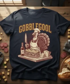 GOBBLEGOOL bold graphic design printed on comfortable cotton t-shirt