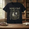 God did it first 67 stylish graphic design printed on comfortable cotton t-shirt