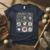 God Says I Am Accepted Bold Redeemed Protected Strong Loyal affirmations t-shirt design with baseball theme and scripture references