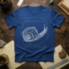 Golden Ratio Snail Fibonacci Spiral T-Shirt creative graphic design printed on comfortable cotton t-shirt
