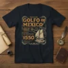 THE NAME GOLFO DE text design featuring eye-catching typography on quality t-shirt