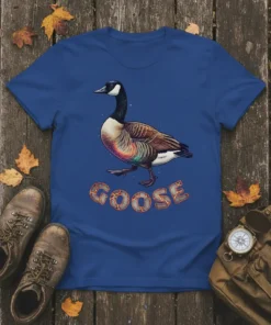 Goose T-Shirt featuring a detailed illustration of a Canada Goose with the word "GOOSE" in textured font