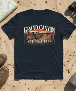 Grand Canyon National Park t-shirt design with vintage illustration and "Visiting Since 1919" text