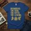 GRANDDAD. THE MAN. THE text design featuring creative typography on quality t-shirt