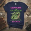 GRANDMA AN GRANDSON A text design featuring creative typography on quality t-shirt