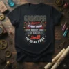 Grandpa Knows Everything If He Doesn't Know He Makes Stuff Up Real Fast quote t-shirt design in bold typography and