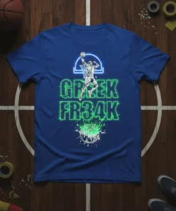 GREEK FR34K creative graphic design printed on comfortable cotton t-shirt