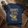 GRUMPY. THE MAN. THE MYTH. LEGEND. stylish graphic design printed on comfortable cotton t-shirt