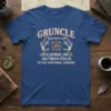 GRUNCLE (grun-kuh l) noun text design featuring bold typography on quality t-shirt