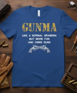 GUNMA LIKE A NORMAL text design featuring detailed typography on quality t-shirt