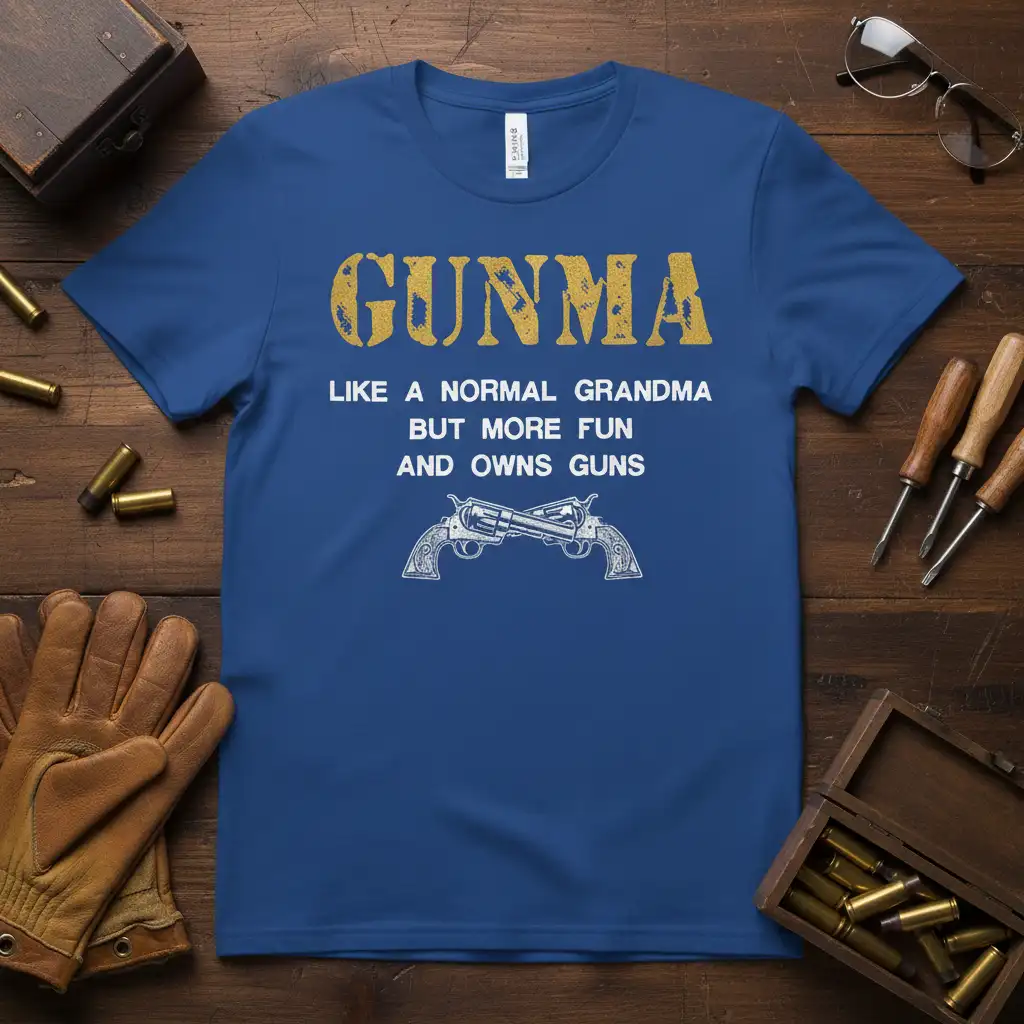 GUNMA LIKE A NORMAL quote printed with detailed print on durable material t-shirt design