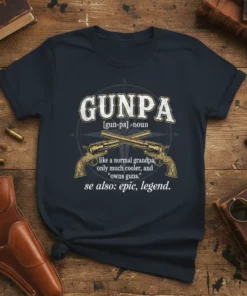 GUNPA [gun-pa] -noun like text design featuring creative typography on quality t-shirt