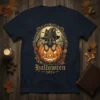 Halloween 2024 German Shepherd T-Shirt stylish graphic design printed on comfortable cotton t-shirt