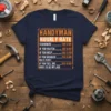 HANDYMAN HOURLY RATE STANDARD text design featuring stylish typography on quality t-shirt
