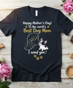 Happy Mother's Day! To text design featuring eye-catching typography on quality t-shirt