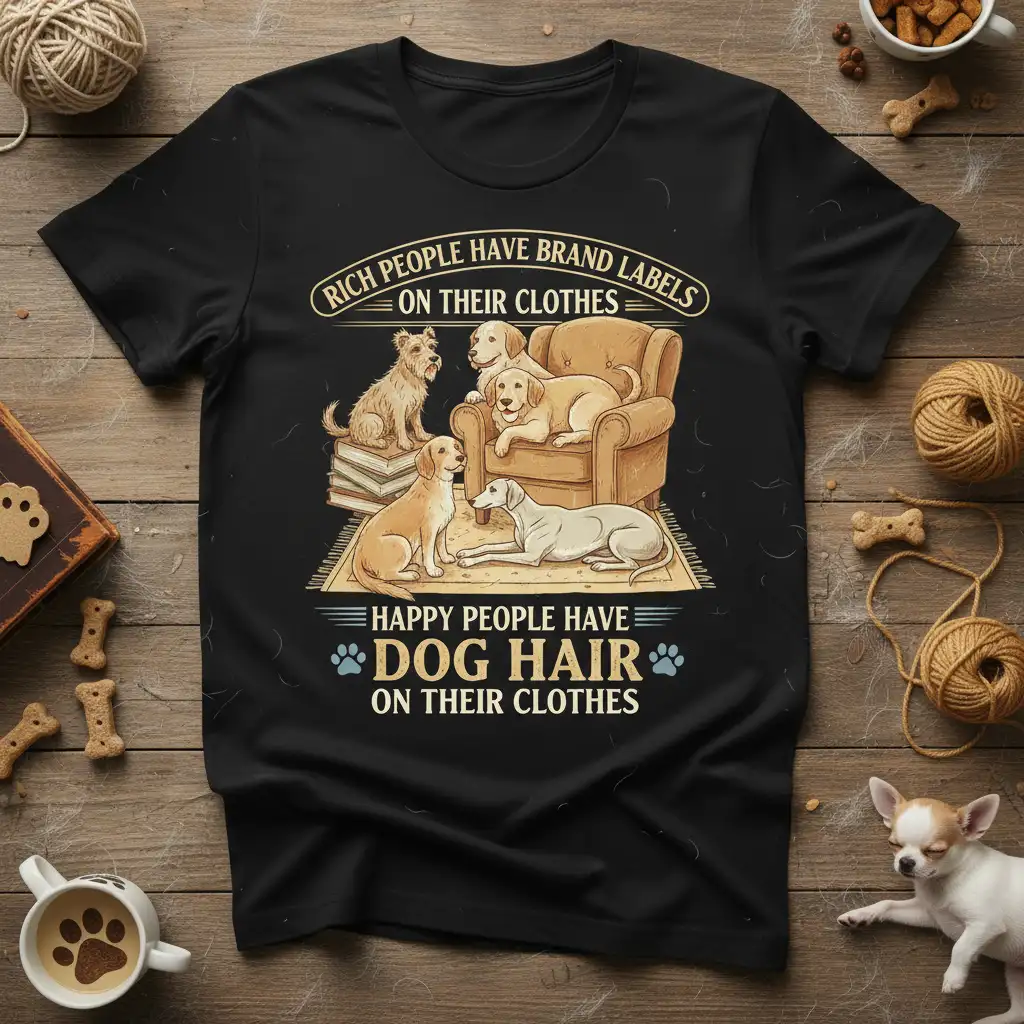 RICH PEOPLE HAVE BRAND quote printed with stylish graphic on comfortable cotton fabric t-shirt design