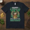 HAPPY ST. PATRICKS DAY text design featuring creative typography on quality t-shirt