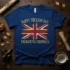HAPPY TREASON DAY UNGRATETUL COLONIALS bold graphic design printed on comfortable cotton t-shirt
