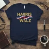 Harris Walz T-Shirt unique graphic design printed on comfortable cotton t-shirt
