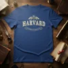 Harvard University Founded 1636 vintage logo t-shirt design with crest and banner