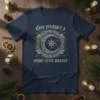Have yourself a merry little solstice t-shirt with celestial moon and star design, winter solstice celebration apparel