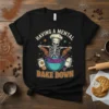 Skeleton chef wearing a chef hat, mixing batter in a bowl, text reads "HAVING A MENTAL BAKE DOWN"