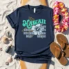 Hawaii Island Names Graphic Tee stylish graphic design printed on comfortable cotton t-shirt