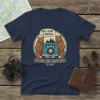 National Park Adventures T-Shirt with "Hey Look A Menu!" text, two bears, and a vintage SUV graphic