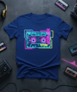 HIP HOP VINTAGE creative graphic design printed on comfortable cotton t-shirt