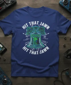 HIT THAT JAWN HIT THAT JAWN stylish graphic design printed on comfortable cotton t-shirt