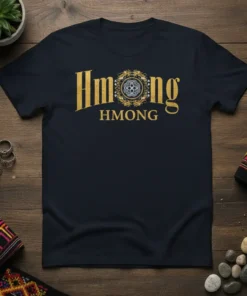 Hmong Culture unique graphic design printed on comfortable cotton t-shirt