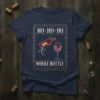 HO HO HO WHOLE BOTTLE Christmas wine t-shirt design featuring a bottle pouring wine into a glass
