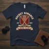 Hockey Romance Book Club Est 2023 t-shirt with hockey sticks, mask, and puck graphic