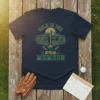 Hole in One One Club Official Member golf t-shirt design with golf ball and flag