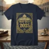 Holy Year 2025 t-shirt design featuring St. Peter's Basilica, laurel wreath, and cross graphic