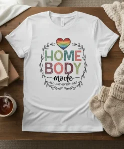HOME BODY mode ALL text design featuring bold typography on quality t-shirt