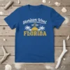 Horizon West Florida 1993 retro design t-shirt with palm trees and compass graphic