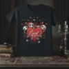 Horror Movie Characters Love Heart bold graphic design printed on comfortable cotton t-shirt