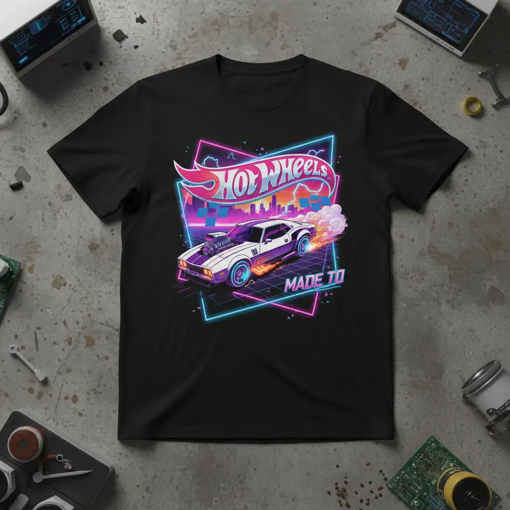 Hot Wheels Made To bold design printed on premium quality fabric with eye-catching details