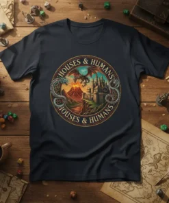 HOUSES & HUMANS HOUSES & HUMANS creative graphic design printed on comfortable cotton t-shirt